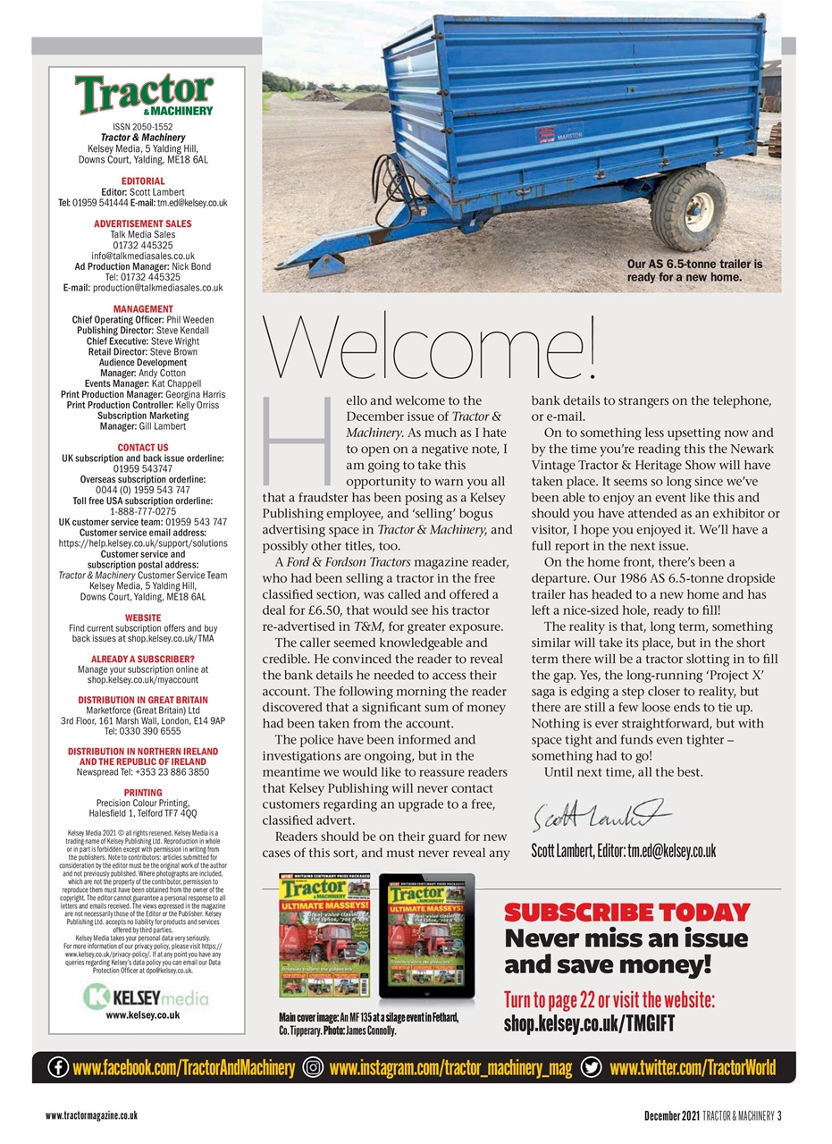 Tractor & Machinery Preview Pages