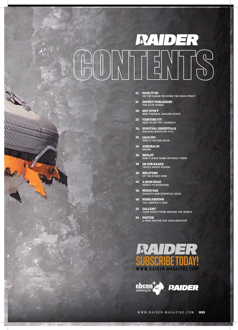 Raider Preview Pages