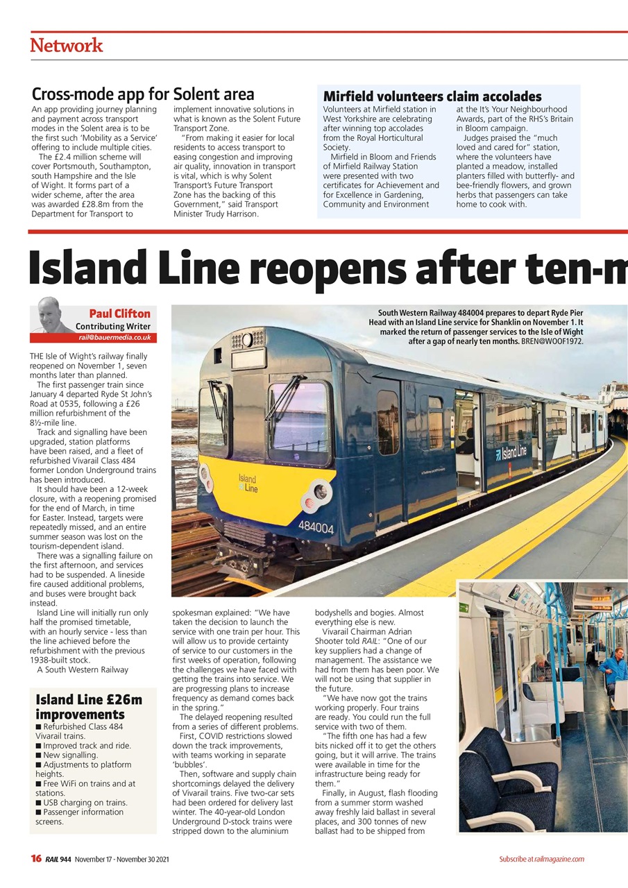 Rail Preview Pages