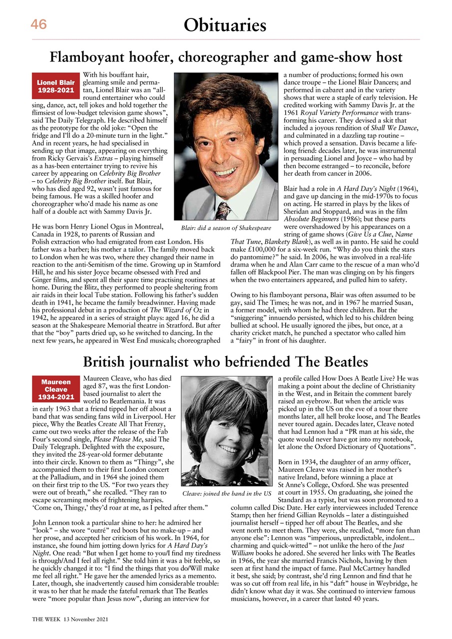 The Week Preview Pages