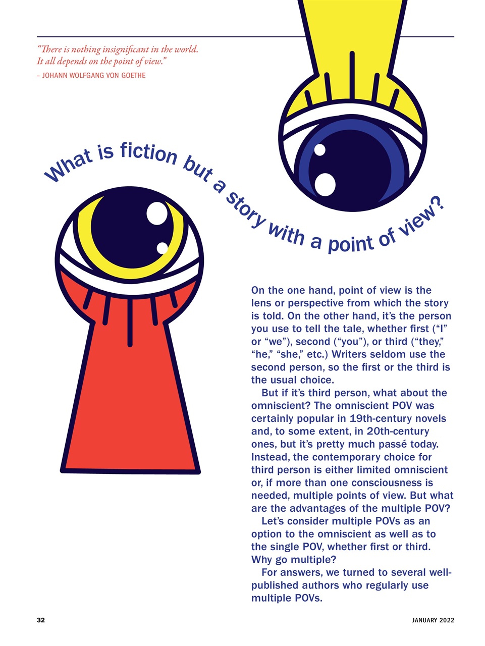 The Writer Preview Pages
