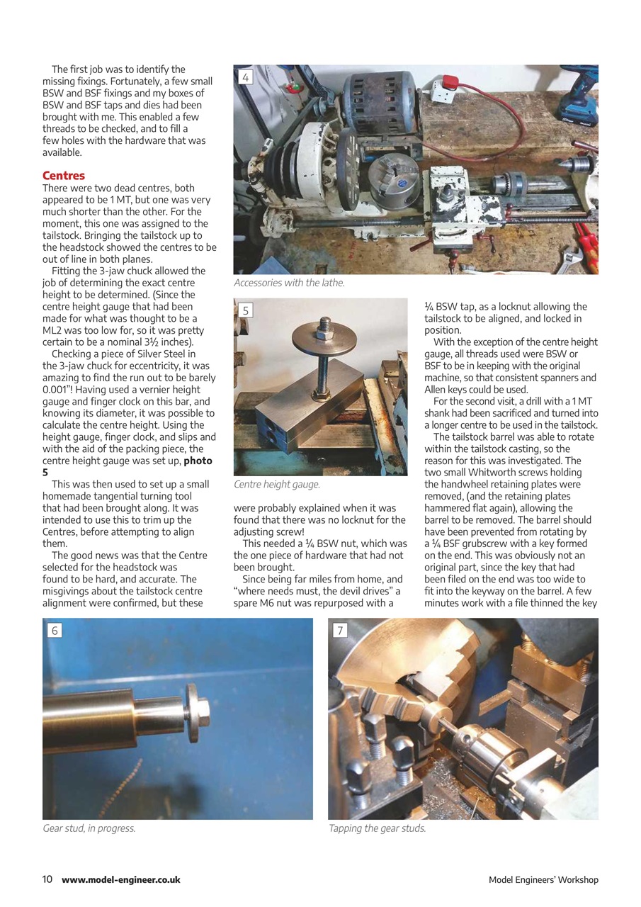 Model Engineer & Workshop Magazine Preview Pages