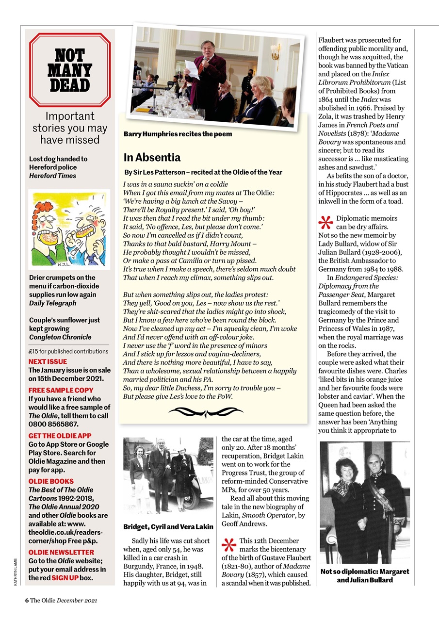 The Oldie Preview Pages