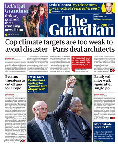 The Guardian Newspaper issue Friday, November 12