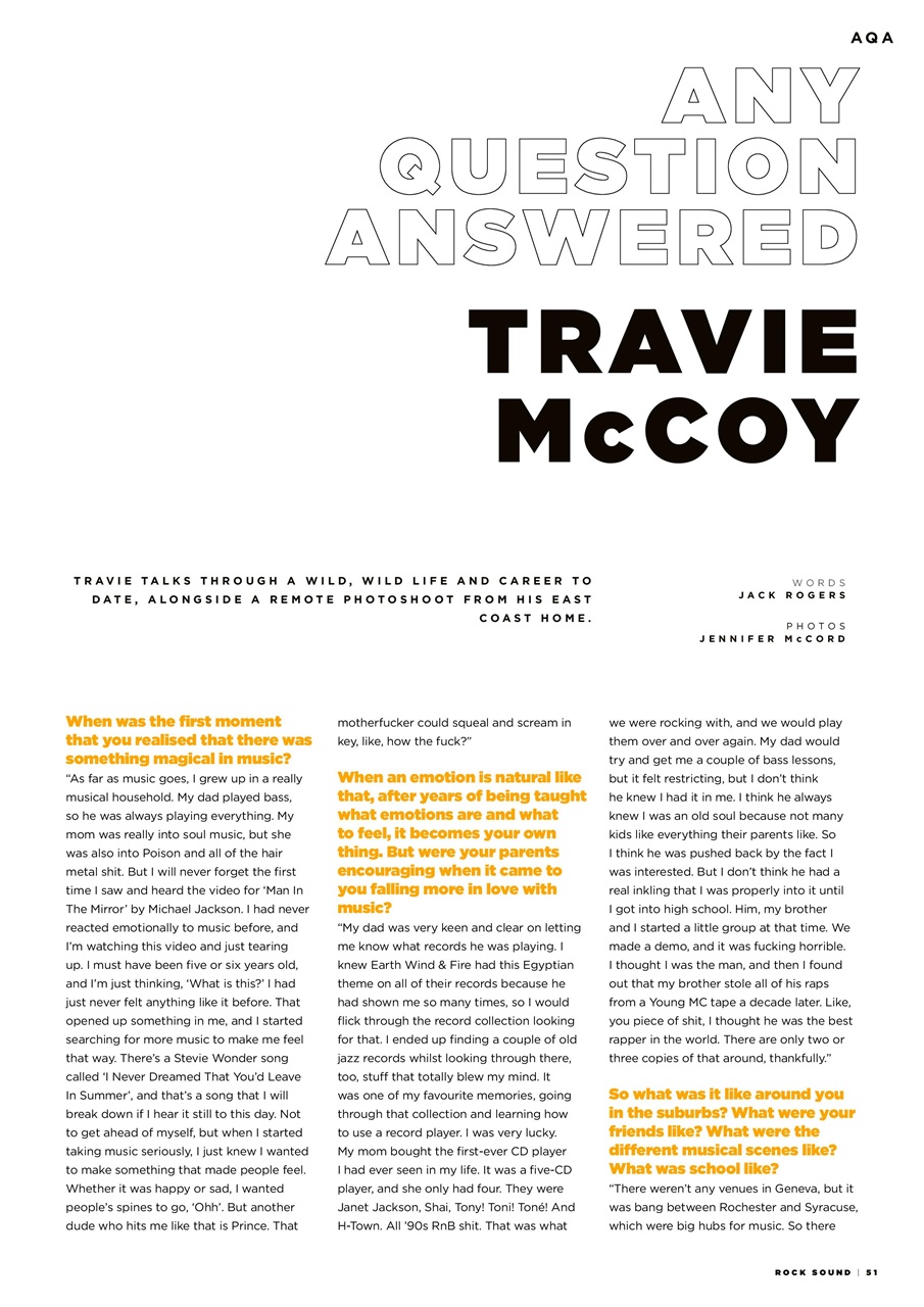 Rock Sound Magazine Preview Pages