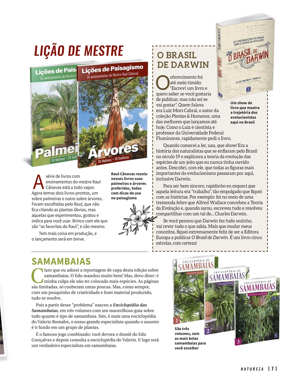 Natureza Preview Pages