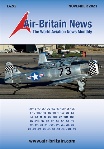 Air Britain News issue November 2021