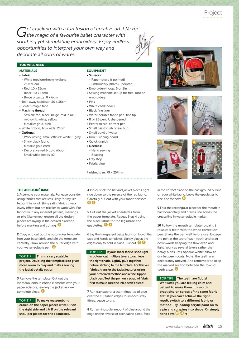 Stitch magazine Preview Pages