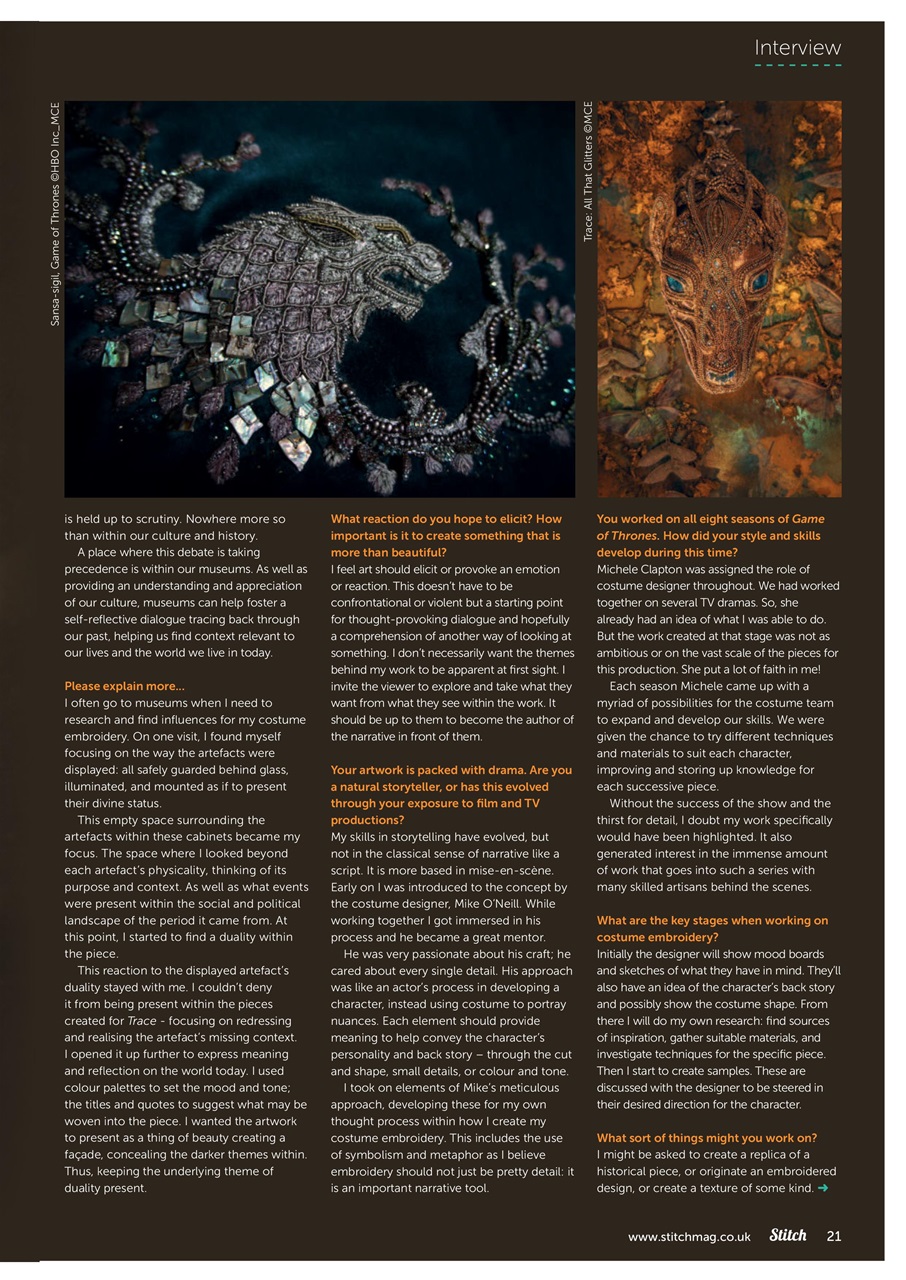 Stitch magazine Preview Pages