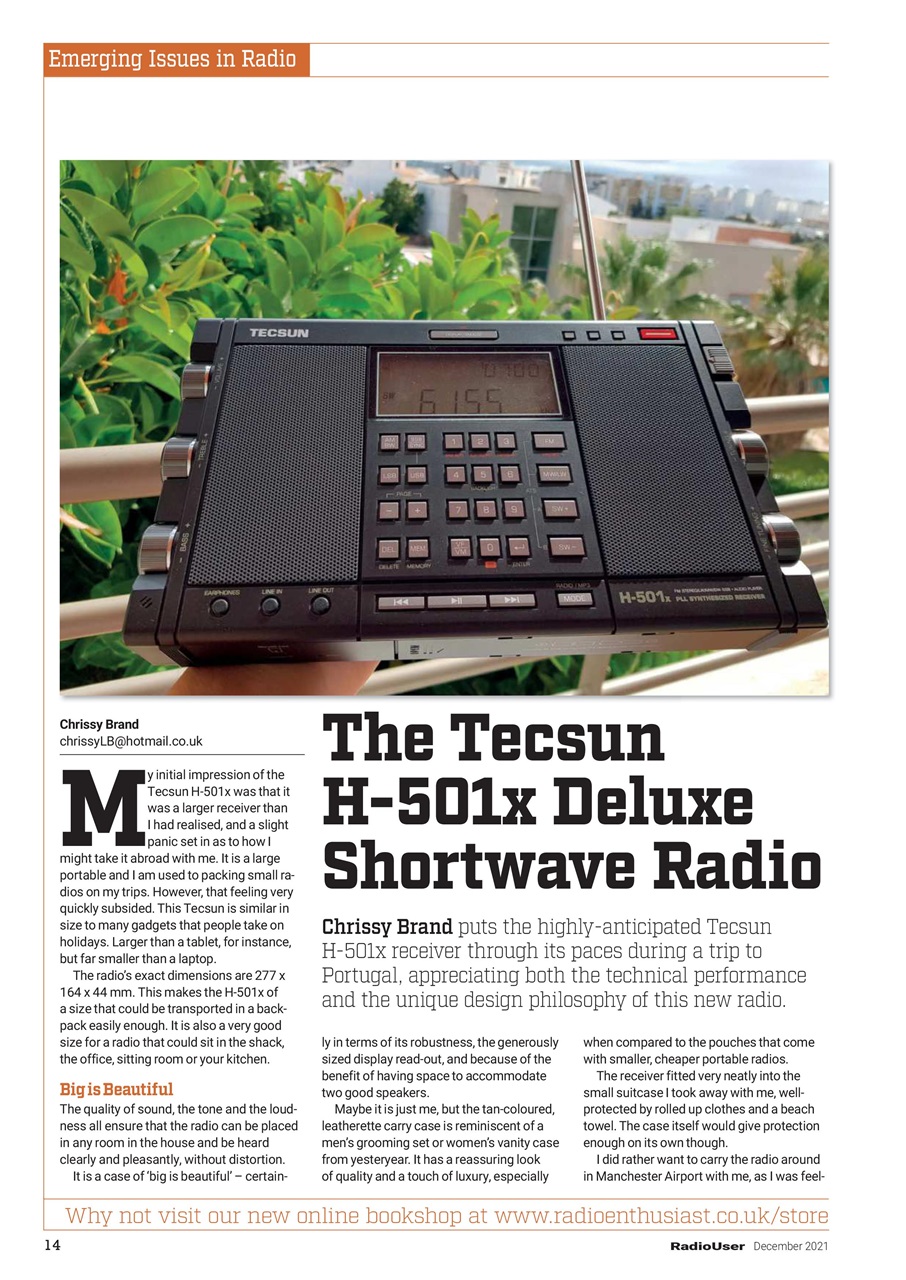 Radio User Preview Pages