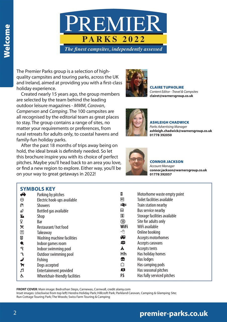 Campsite Finder Preview Pages