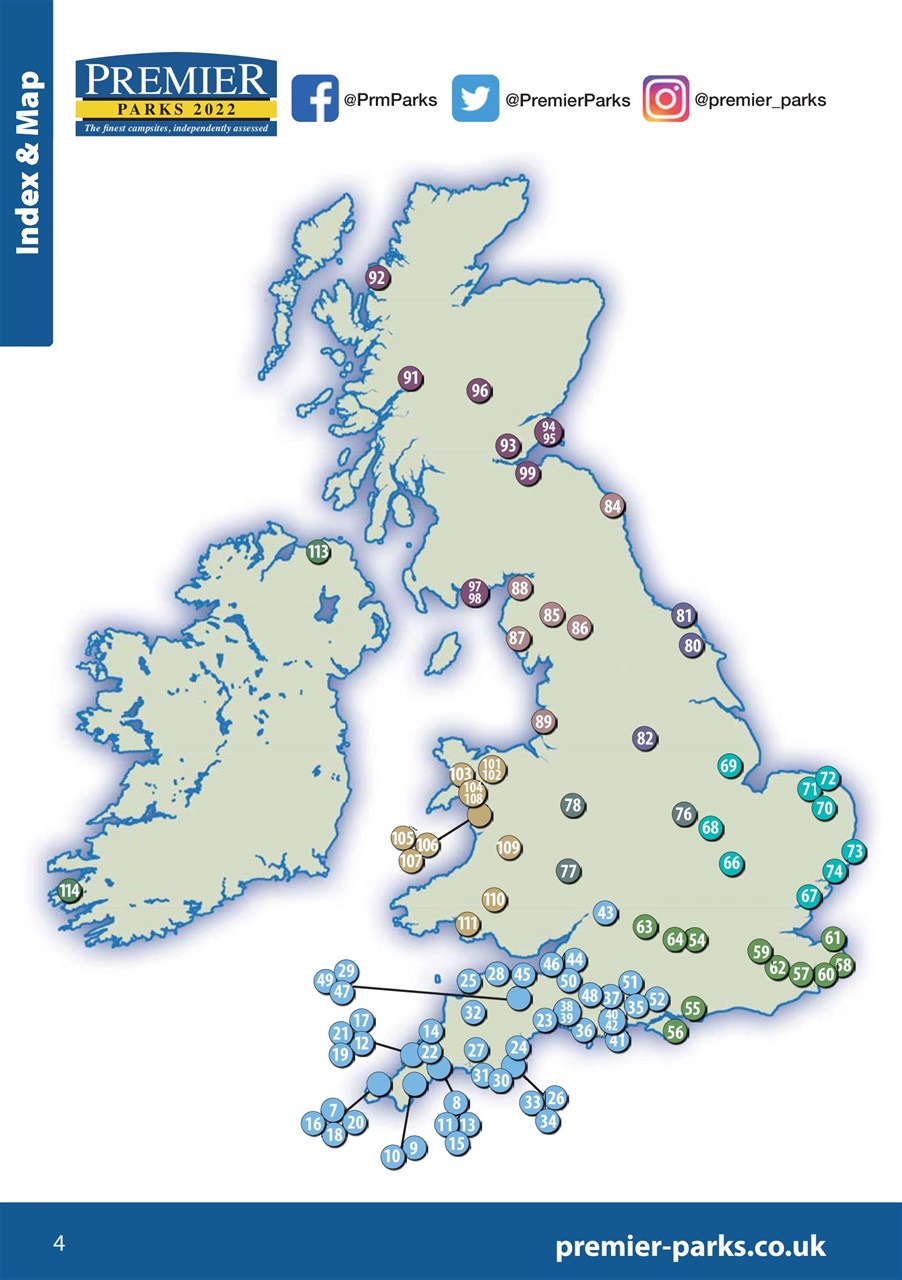 Campsite Finder Preview Pages