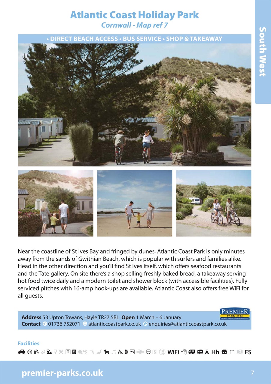 Campsite Finder Preview Pages