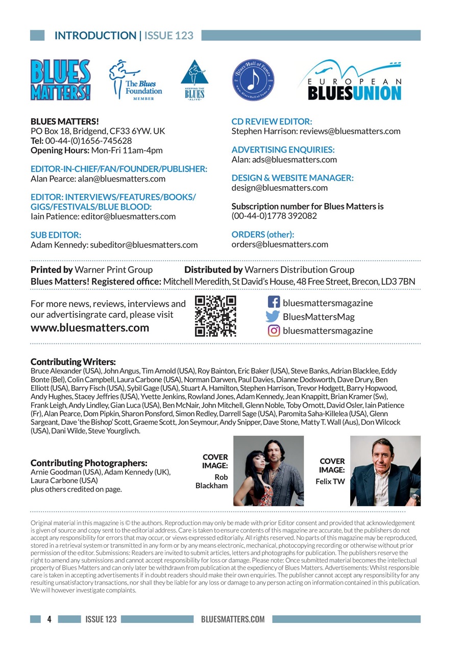 Blues Matters! Preview Pages
