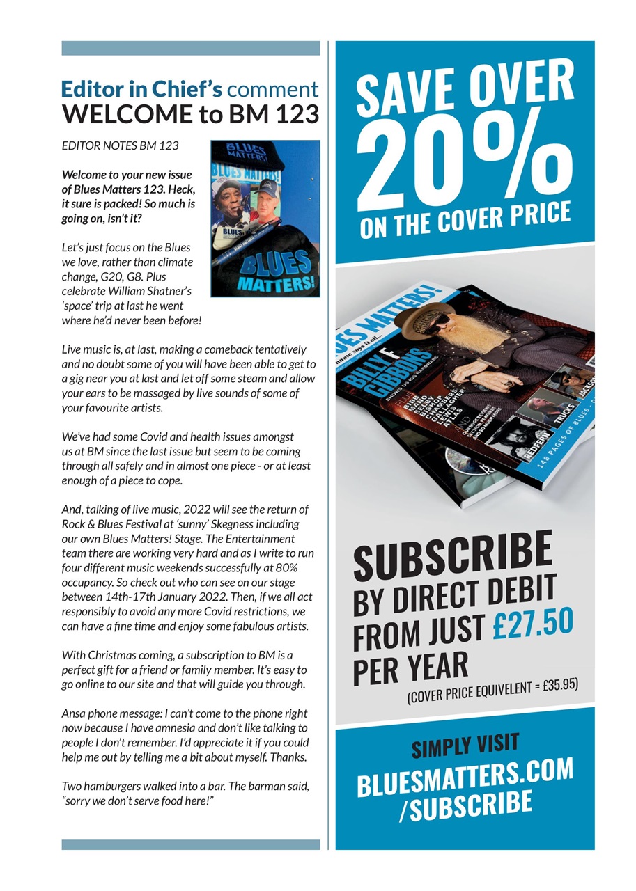 Blues Matters! Preview Pages