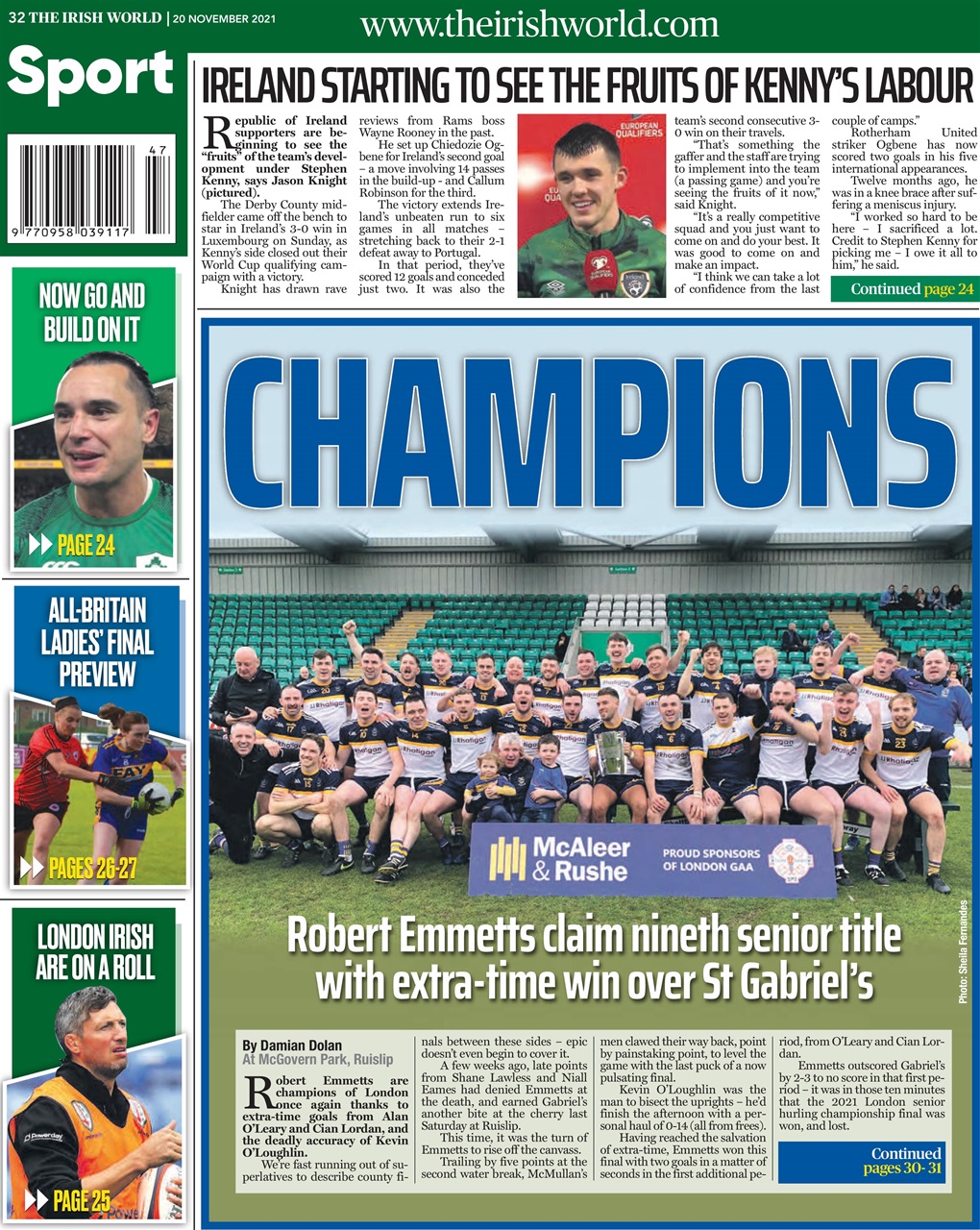 Irish World Preview Pages