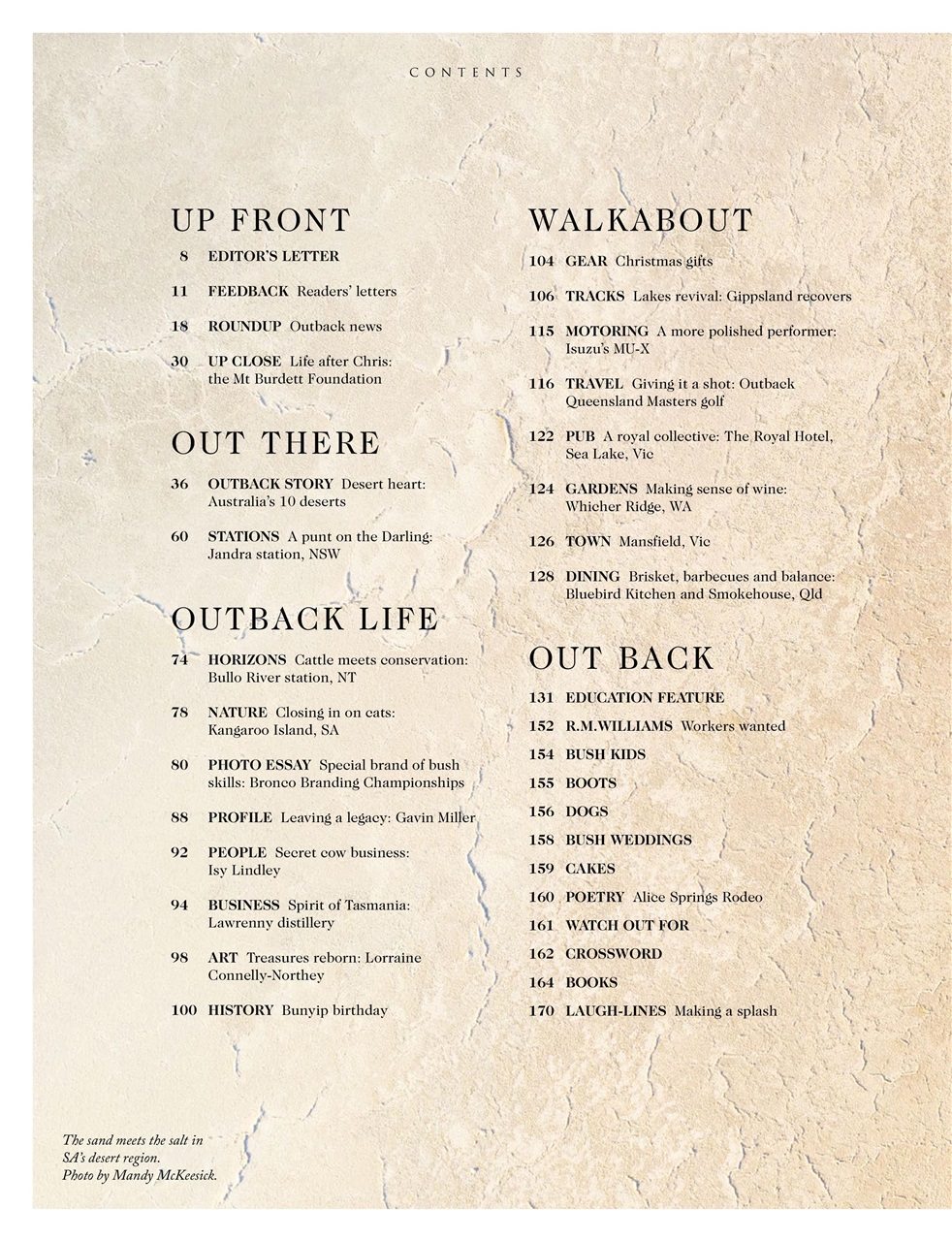 OUTBACK Magazine Preview Pages