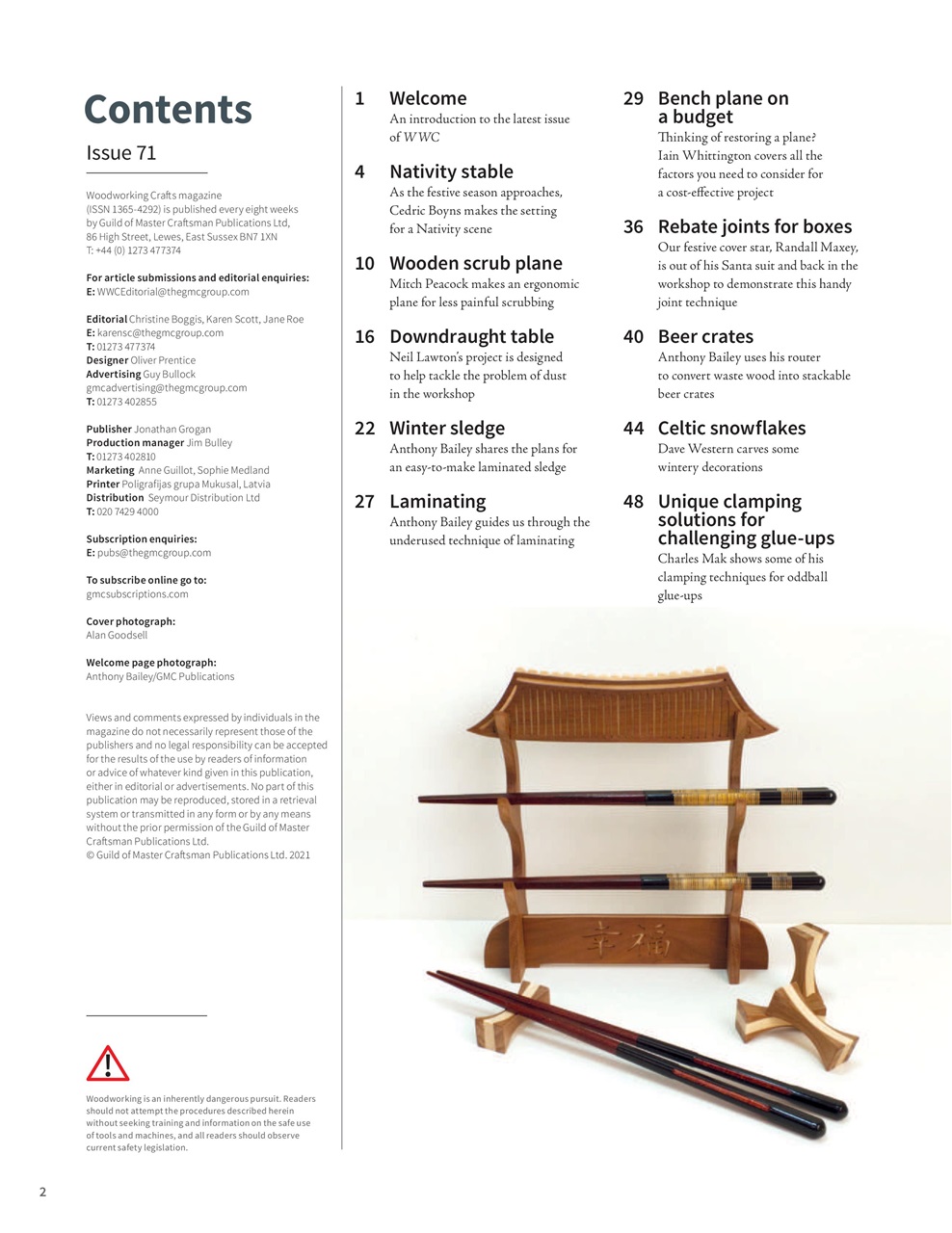 Woodworking Crafts Magazine Preview Pages