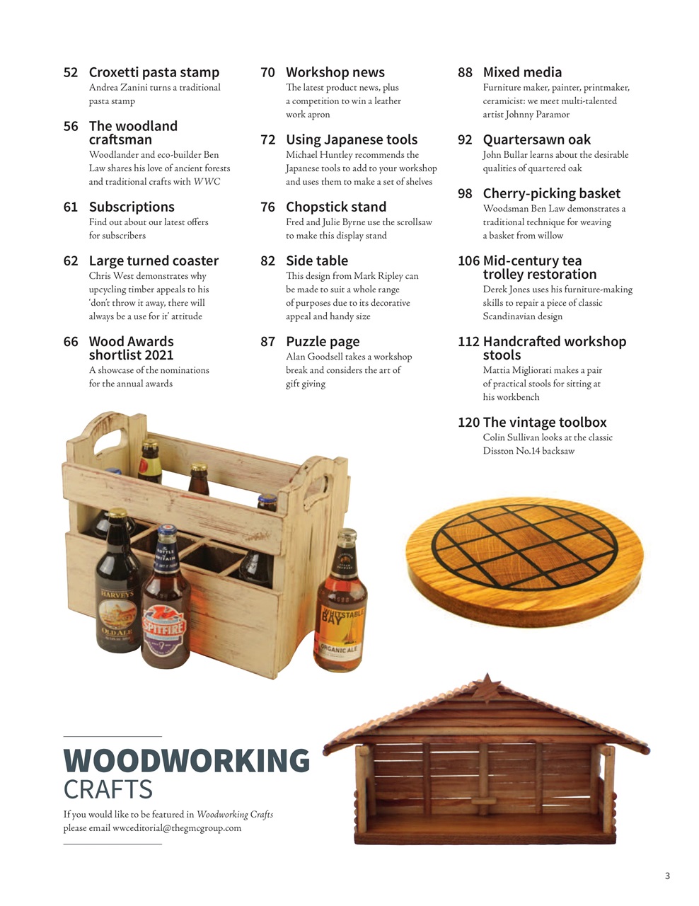 Woodworking Crafts Magazine Preview Pages