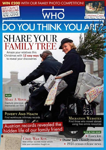Who Do You Think You Are? issue Dec-21