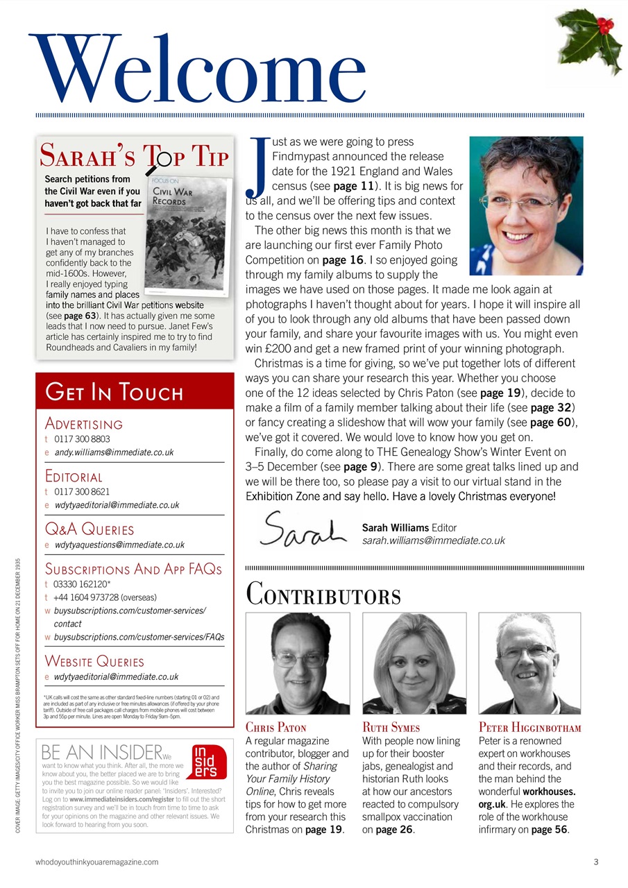 Who Do You Think You Are? Preview Pages