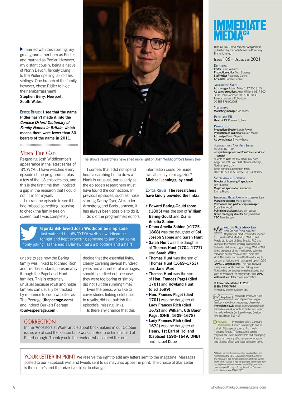 Who Do You Think You Are? Preview Pages