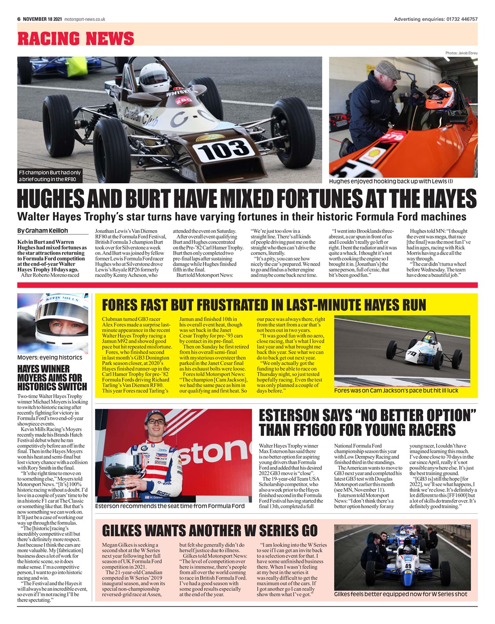 Motorsport News Preview Pages