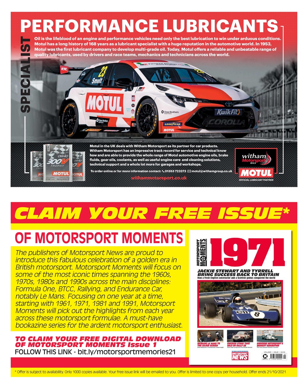 Motorsport News Preview Pages
