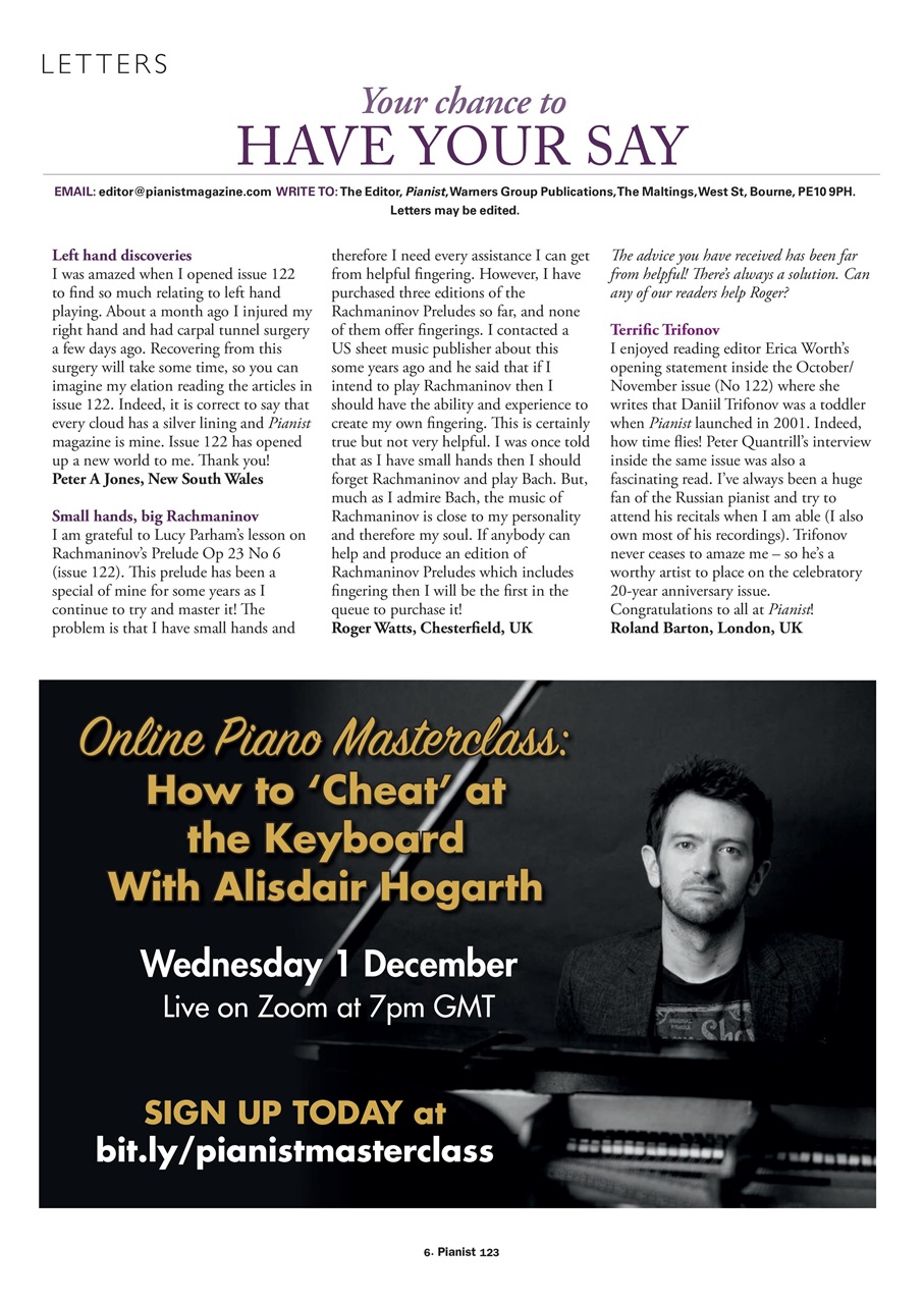 Pianist Preview Pages