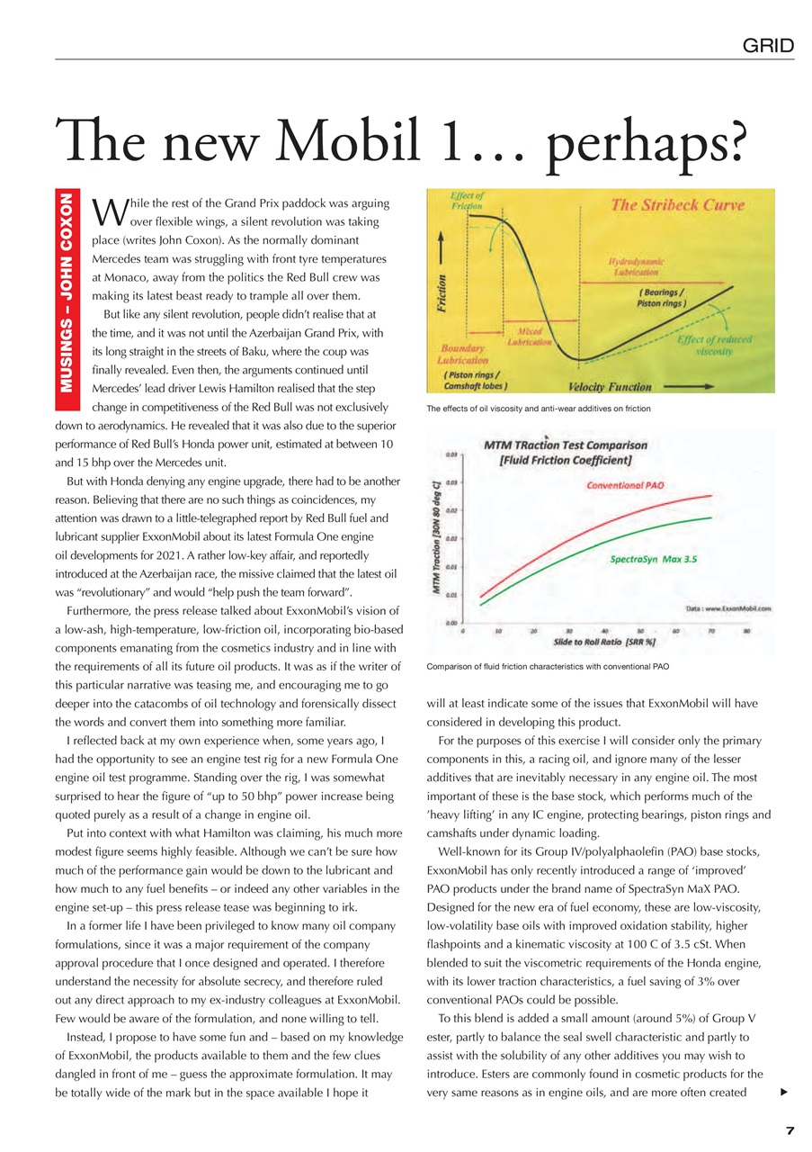Race Engine Technology Preview Pages
