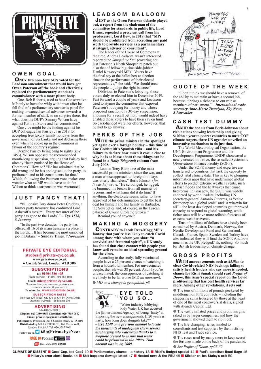 Private Eye Preview Pages