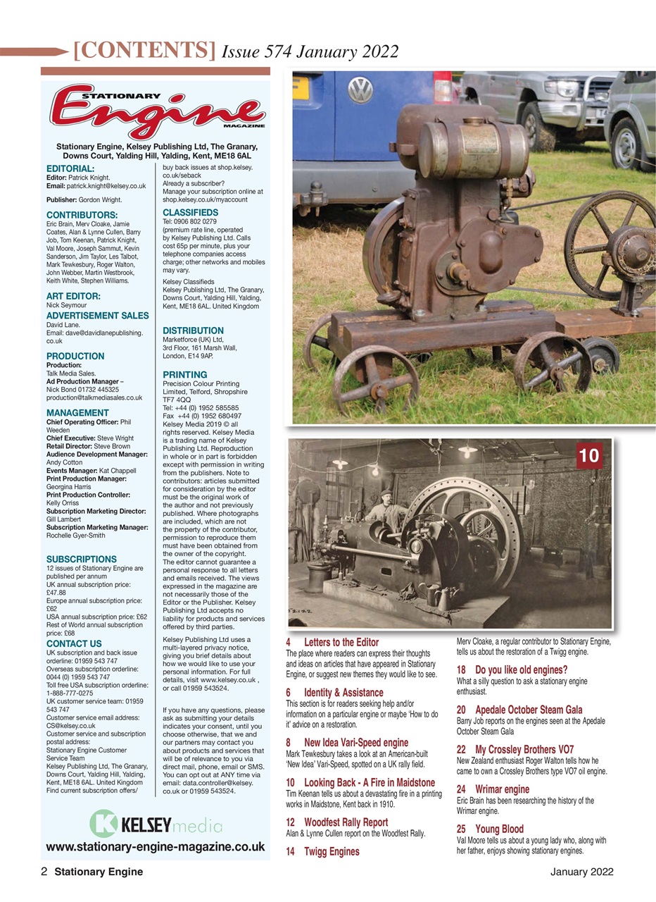 Stationary Engine Preview Pages
