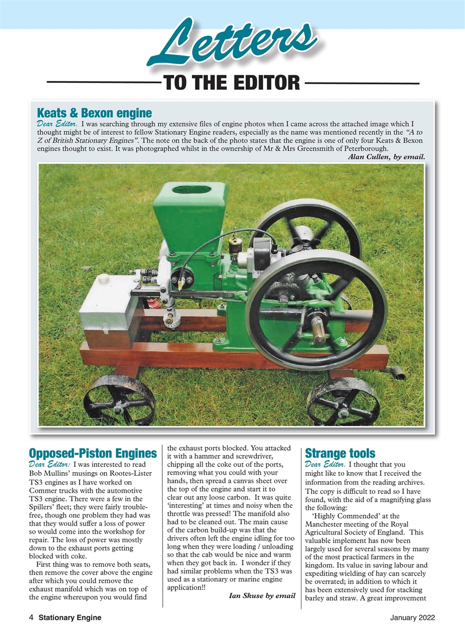 Stationary Engine Preview Pages
