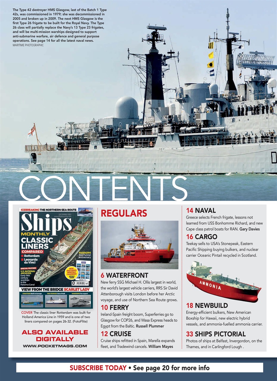 Ships Monthly Preview Pages