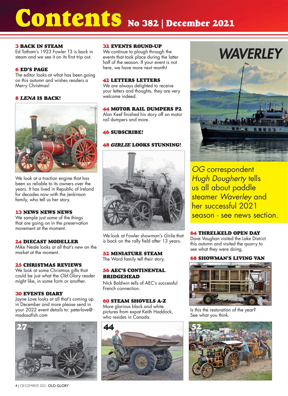 Old Glory Magazine Preview Pages