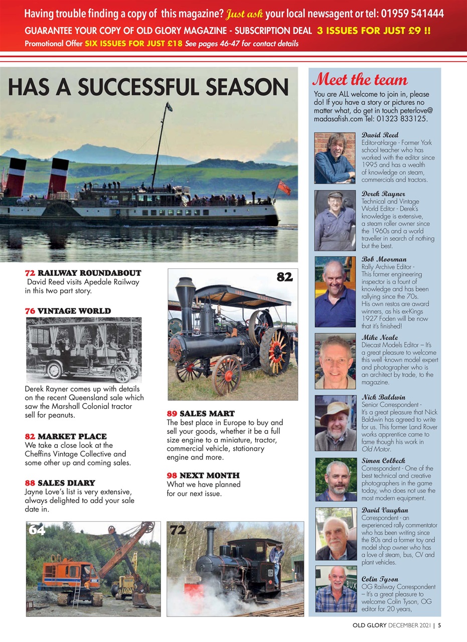 Old Glory Magazine Preview Pages