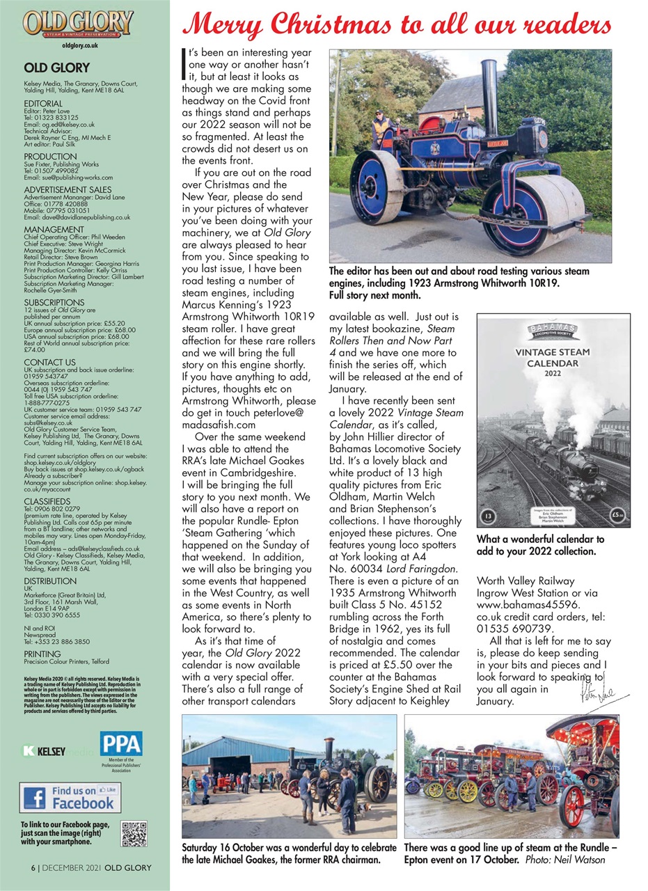 Old Glory Magazine Preview Pages