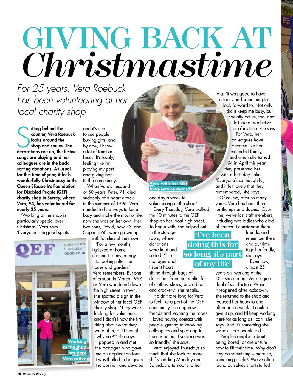 Woman's Weekly Preview Pages