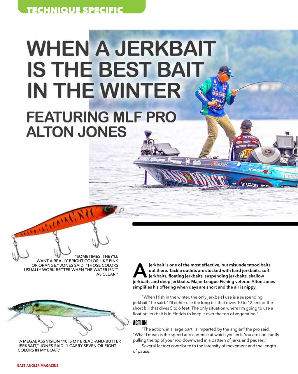 BASS ANGLER MAGAZINE Preview Pages