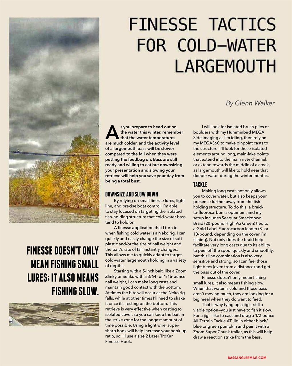 BASS ANGLER MAGAZINE Preview Pages
