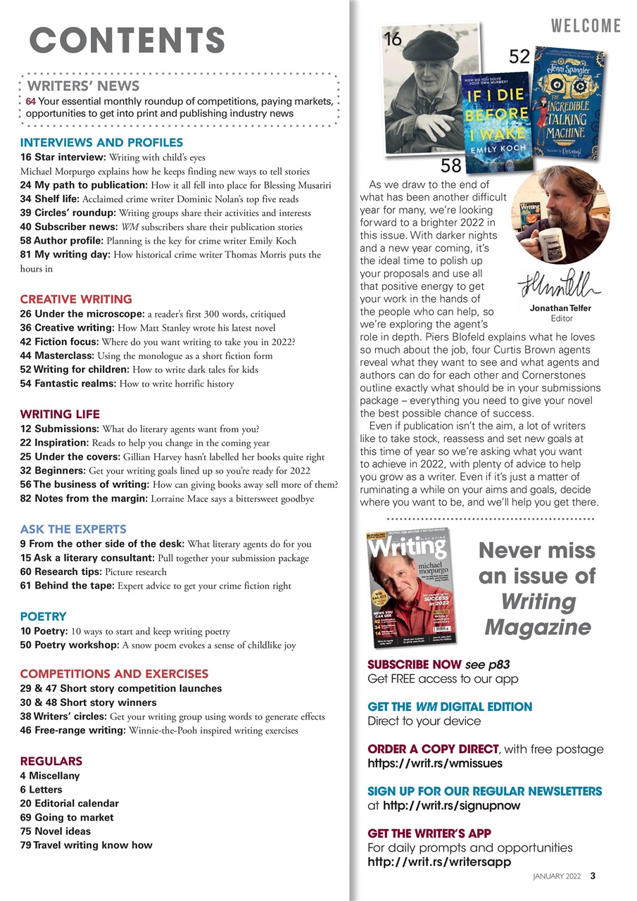 Writing Magazine Preview Pages