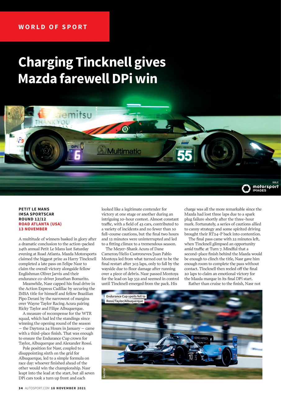 Autosport Preview Pages
