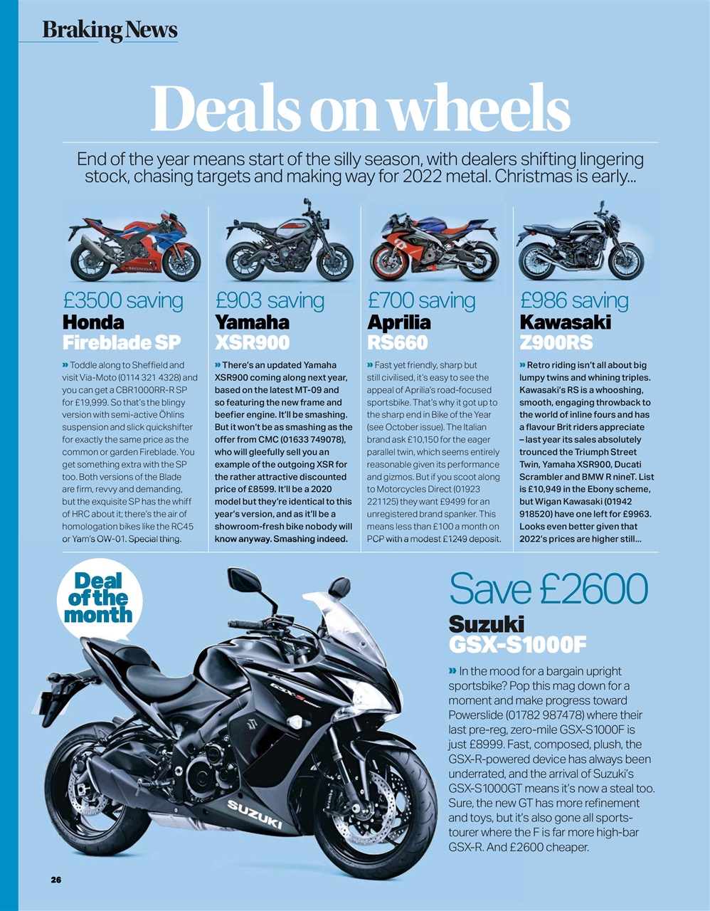 Bike Preview Pages