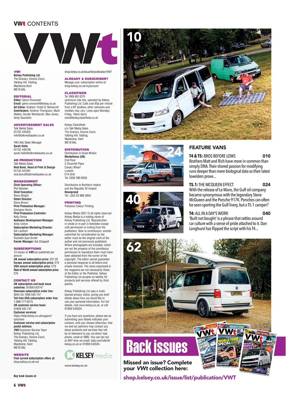 VWt Magazine Preview Pages