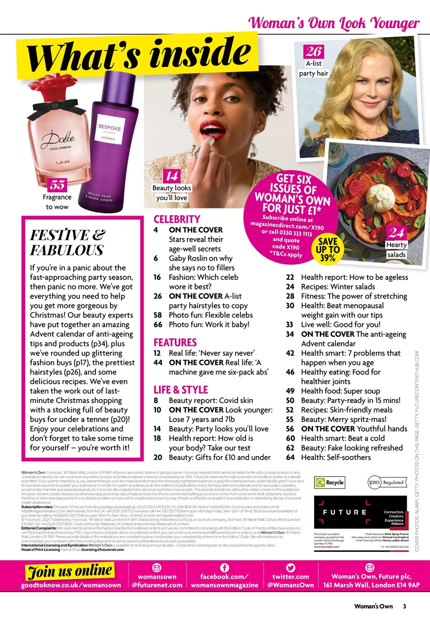 Woman's Own Lifestyle Special Preview Pages