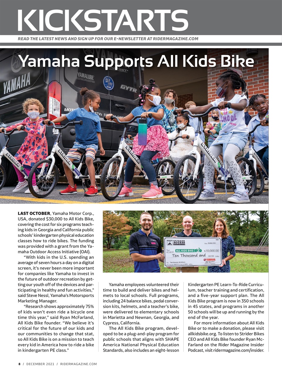 Rider Magazine Preview Pages