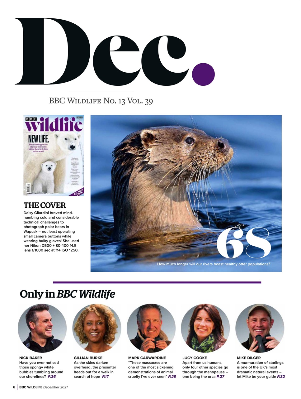 BBC Wildlife Magazine Preview Pages