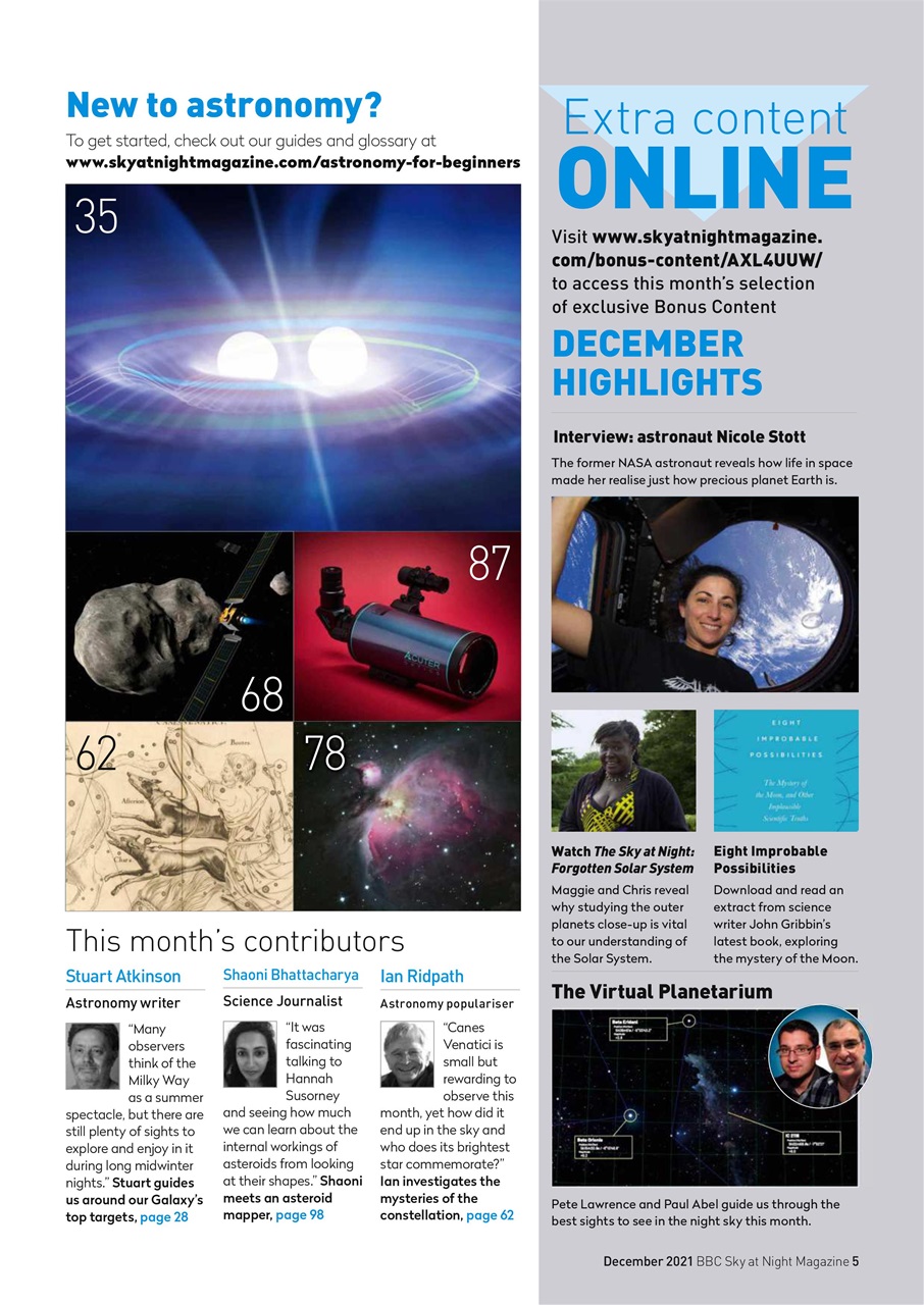 BBC Sky at Night Magazine Preview Pages
