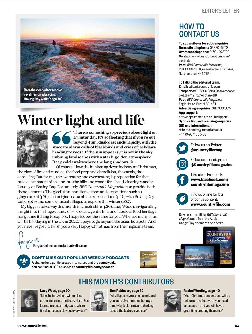 BBC Countryfile Magazine Preview Pages