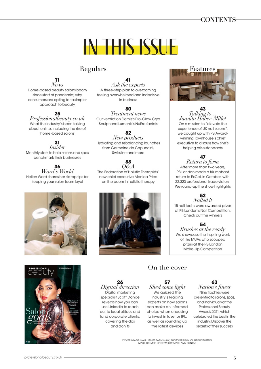 Professional Beauty Preview Pages